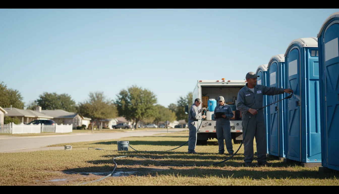 Long-Term Portable Toilet Rental in Exeter, CA near me